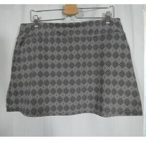 Sigrid Olsen Golf Tennis XL Skort Geometric Pattern Moisture Wicking UPF 50 NWT